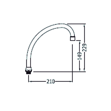 TRES 9134441 CANY TUB ALT DE 22 CM.